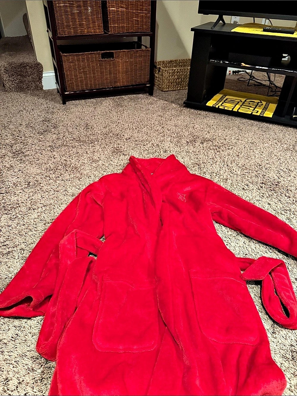 Victoria's Secret Cozy Plush Robe Pink Medium